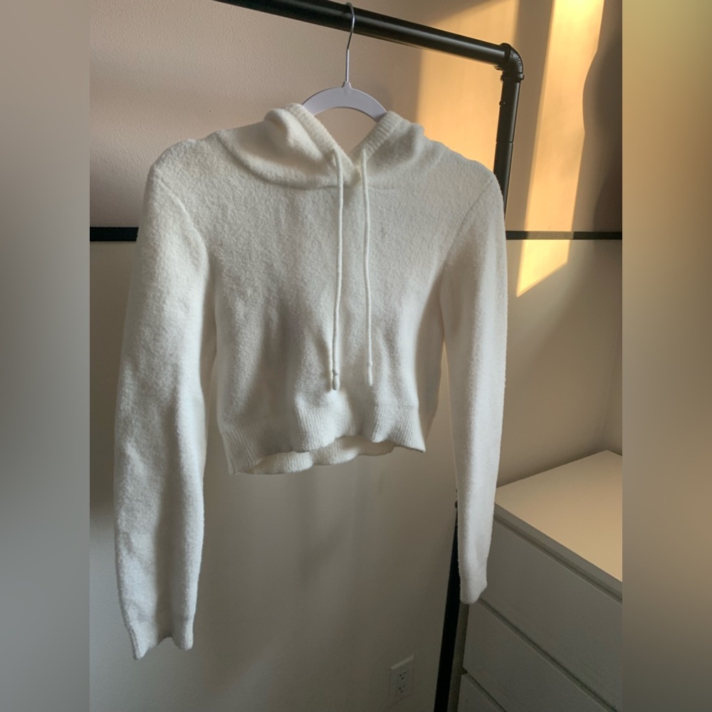 ZARA cropped hoodie